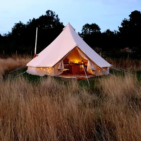 Luxury tent 5m Xl Bell Tent With Log Burner Near Whitby