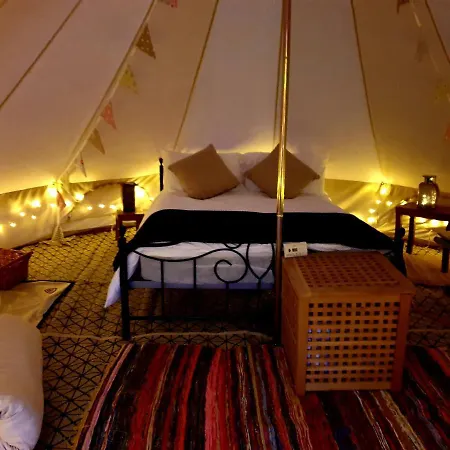 5m Xl Bell Tent With Log Burner Near Whitby Luxury tent *
