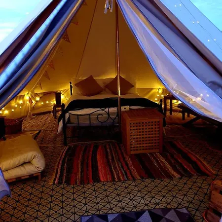 5m Xl Bell Tent With Log Burner Near Whitby Luxury tent Saltburn-by-the-Sea