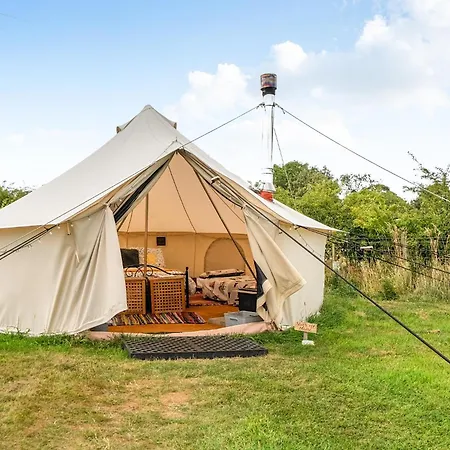 5m Xl Bell Tent With Log Burner Near Whitby Luxury tent