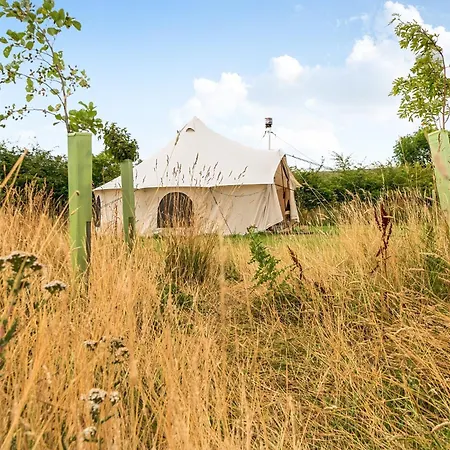 Hazel 5m Xl Bell Tent With Log Burner Near Whitby Luxury tent Saltburn-by-the-Sea