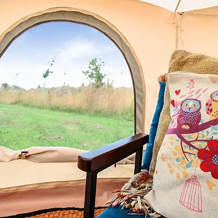 Hazel 5m Xl Bell Tent With Log Burner Near Whitby Luxuszelt Saltburn-by-the-Sea